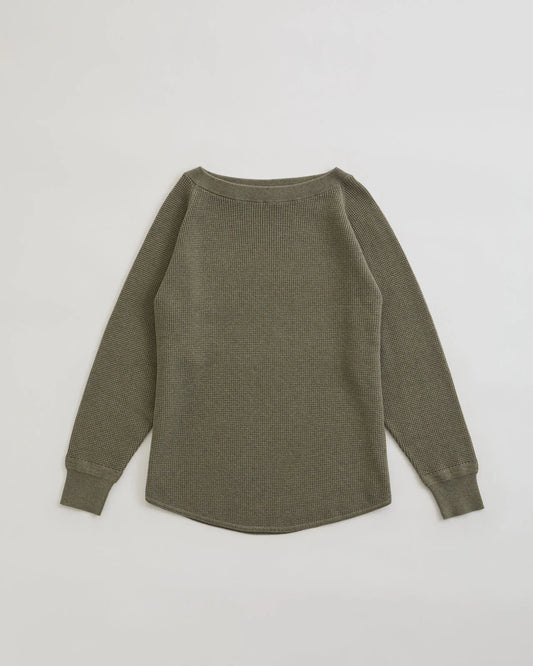 WAFFLE KNIT PULLOVER