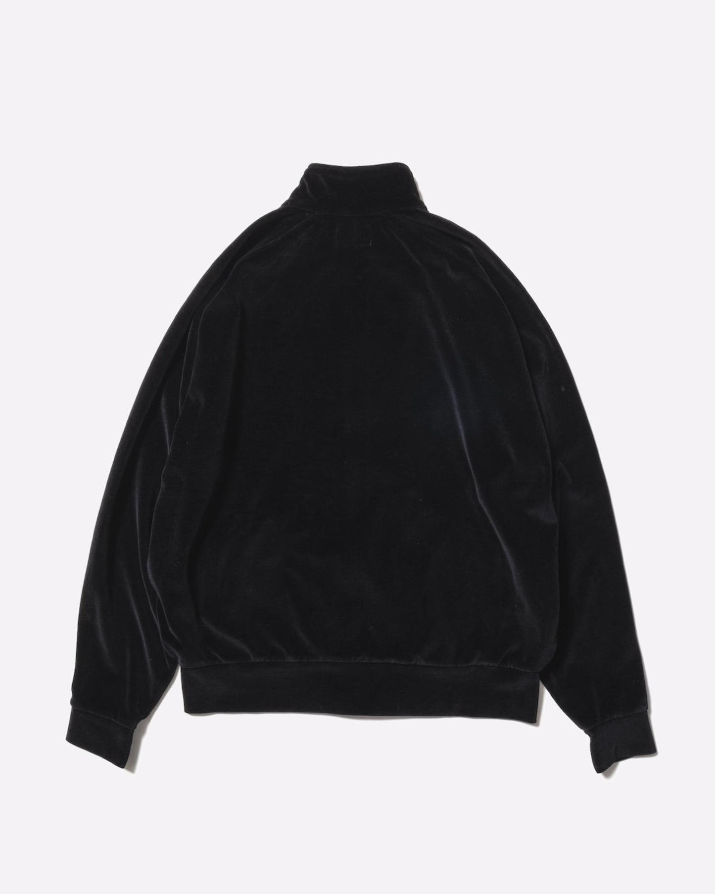 Unlikely Velour Track Jacket  BLACK