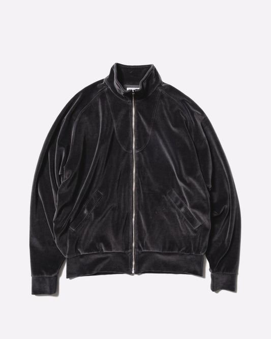 Unlikely Velour Track Jacket  GRAY