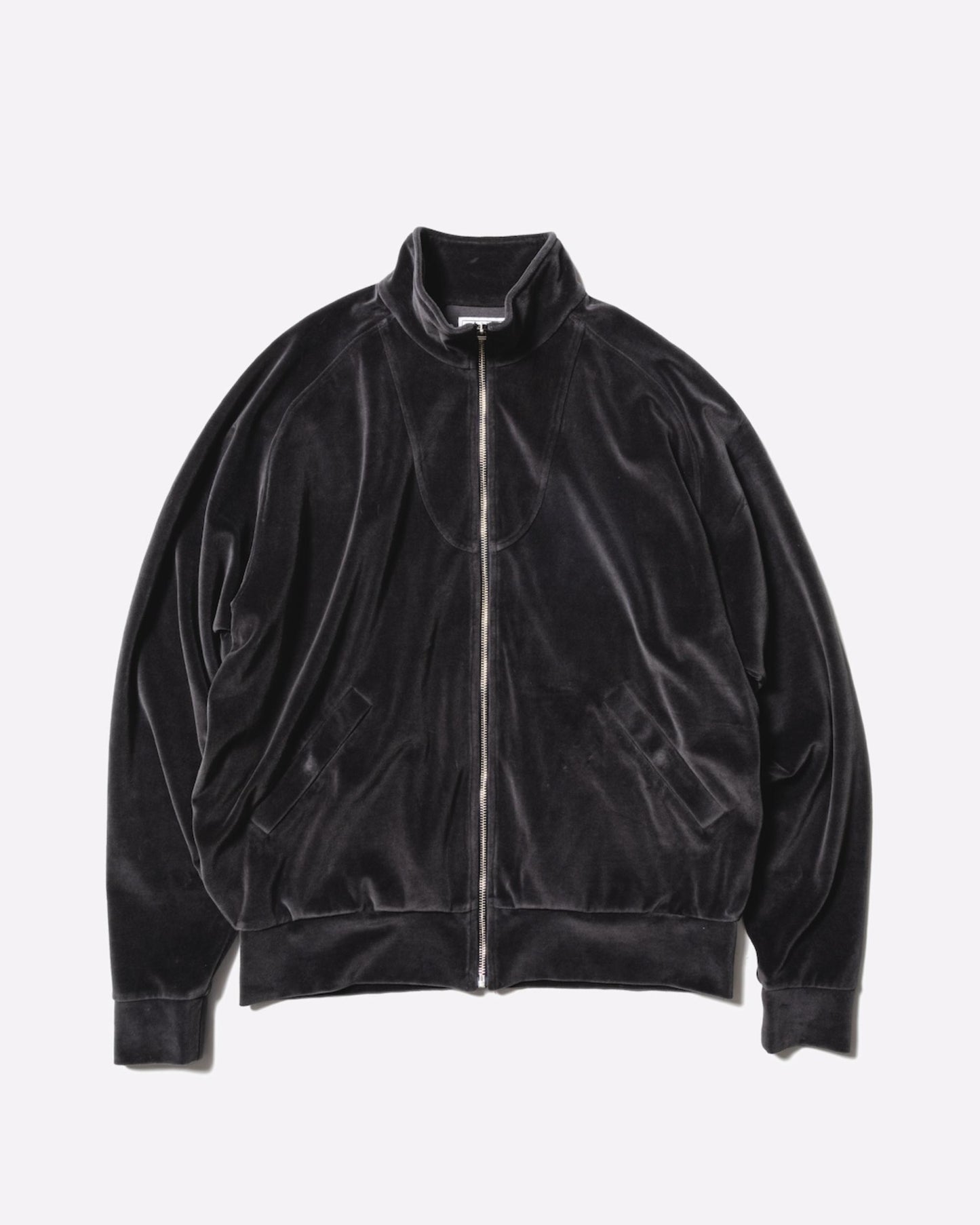 Unlikely Velour Track Jacket  GRAY
