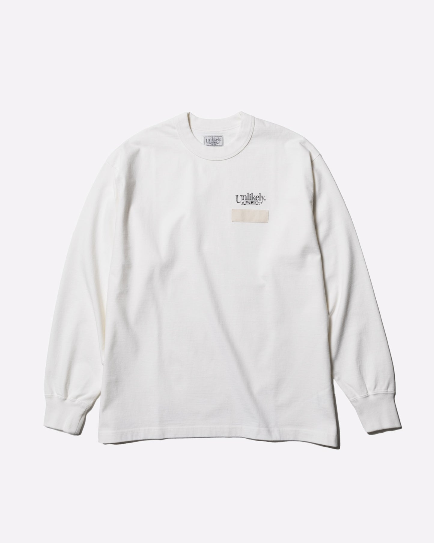Unlikely Team Tee Long Sleeve WHITE