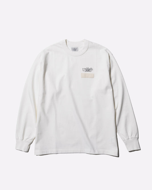 Unlikely Team Tee Long Sleeve WHITE