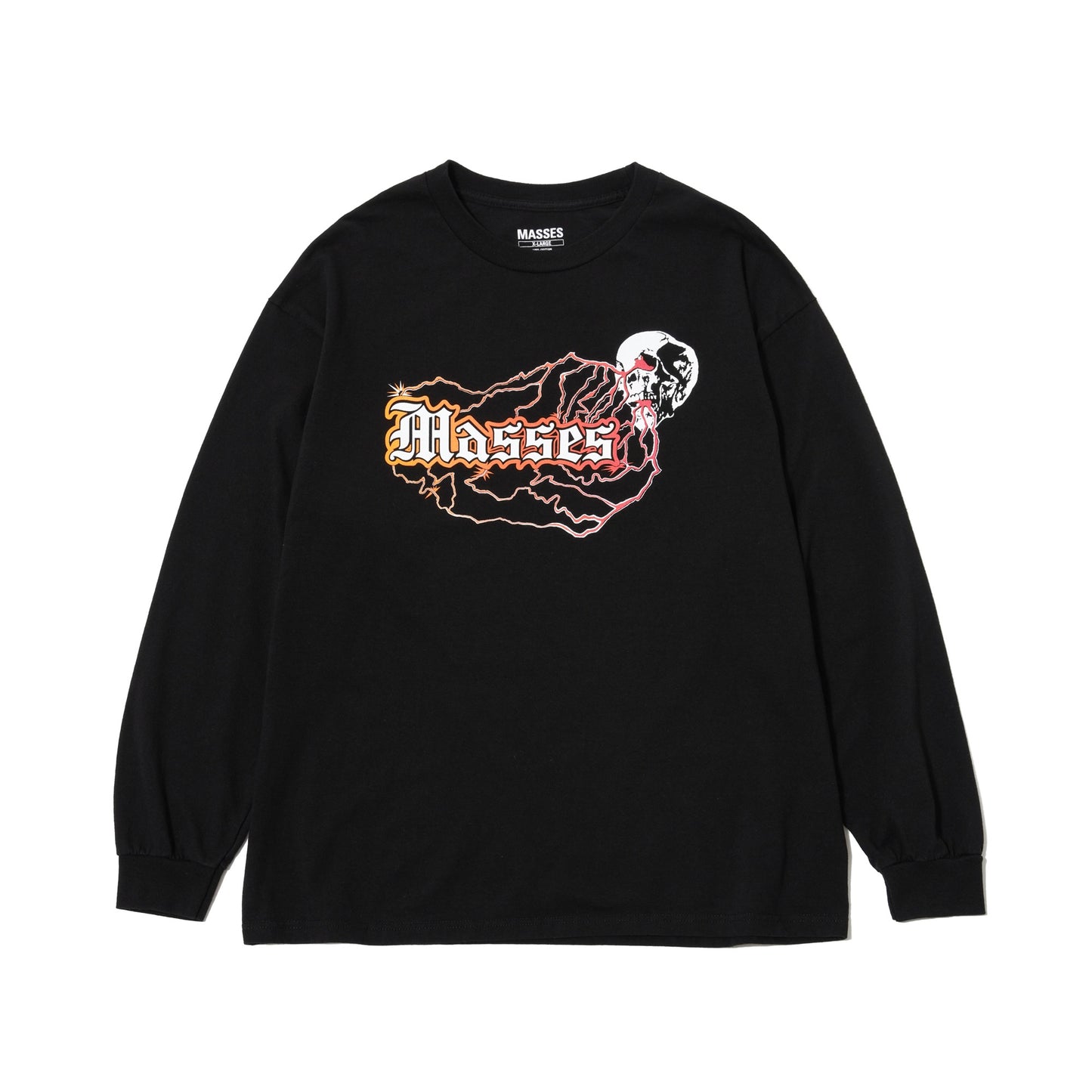 T-SHIRT L/S SKULL THUNDER
