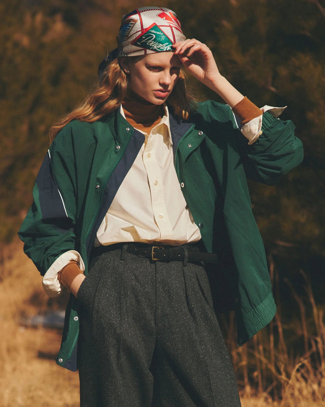 NEW YORK PATCHES SCARF