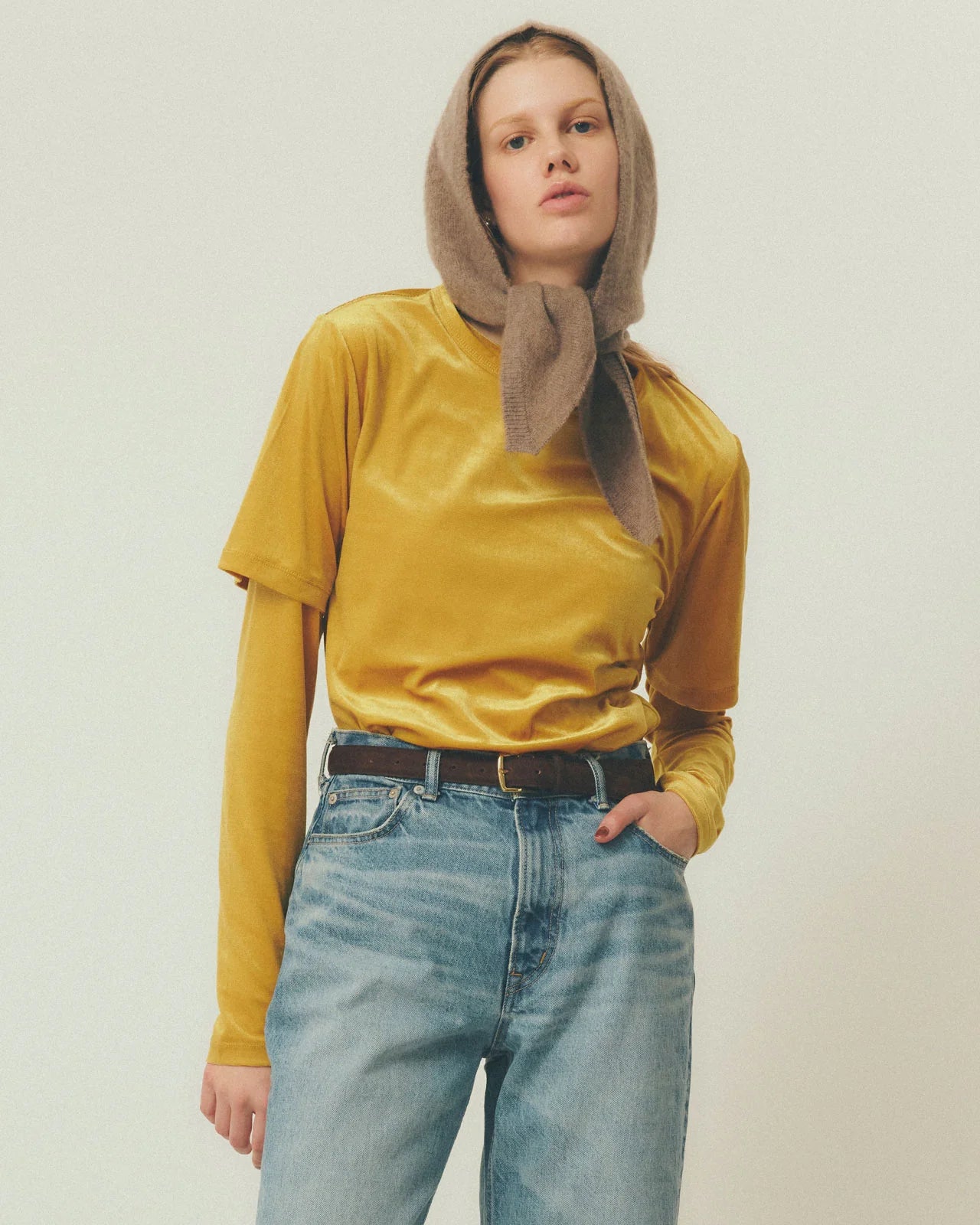 VELOURS LONG SLEEVE TEE