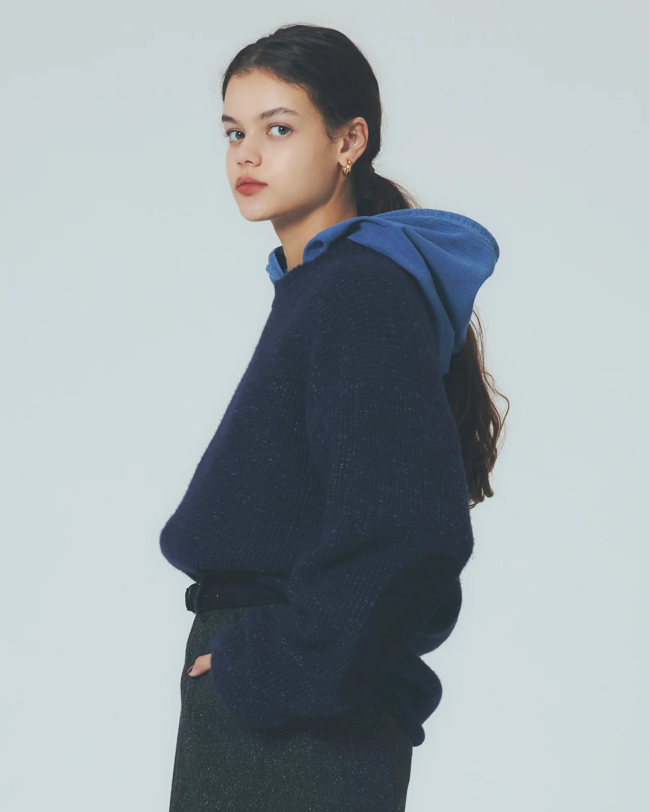 ELBOW PATCH KNIT PULLOVER