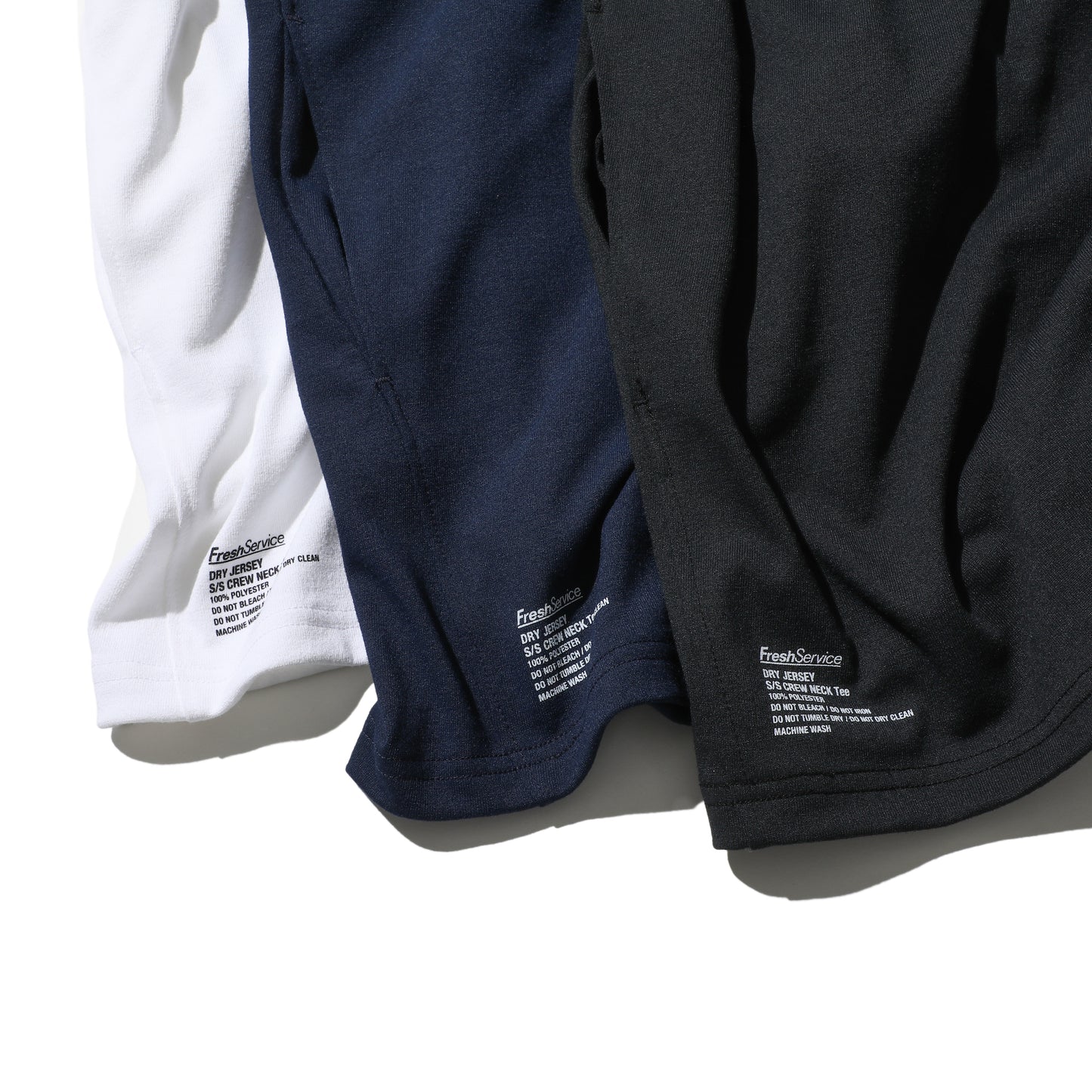 DRY JERSEY L/S CREW NECK TEE