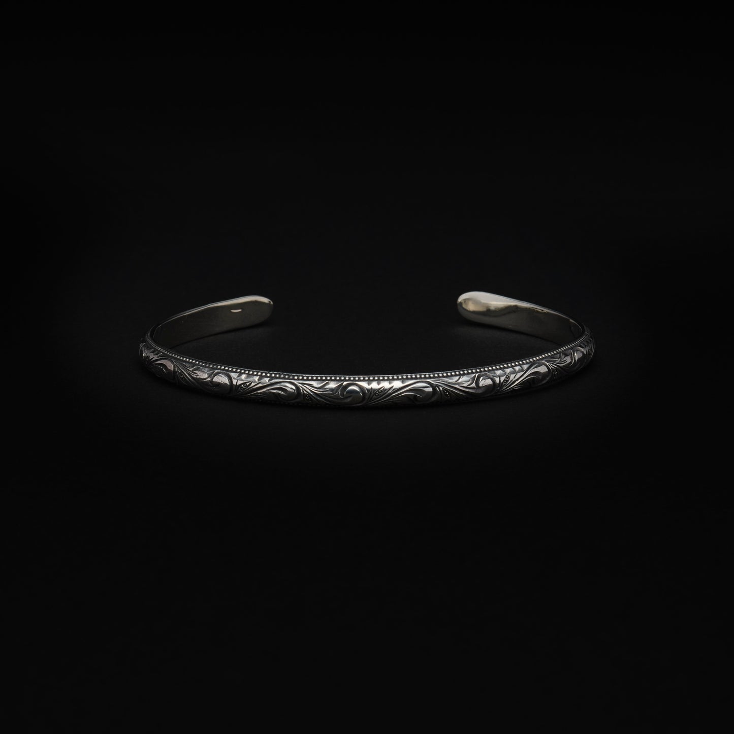 Engraved Narrow Bangle