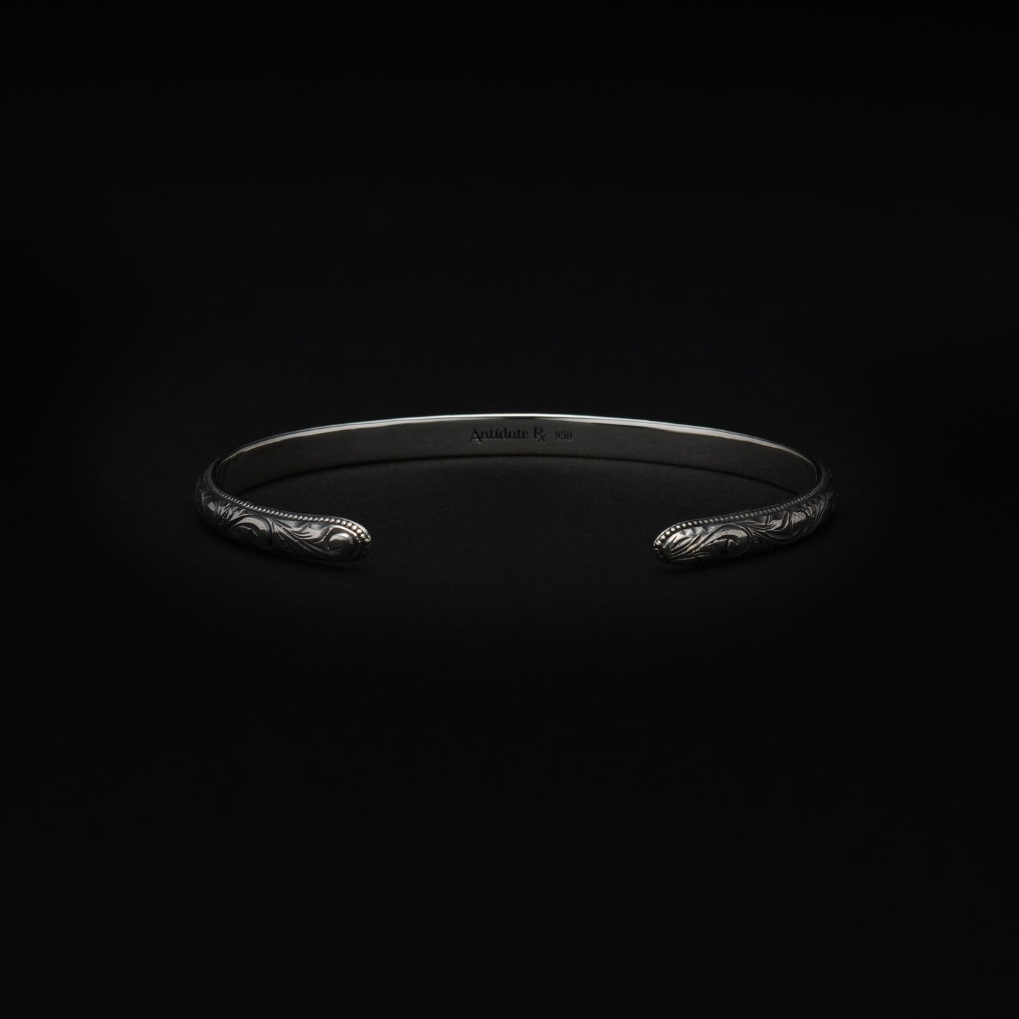 Engraved Narrow Bangle