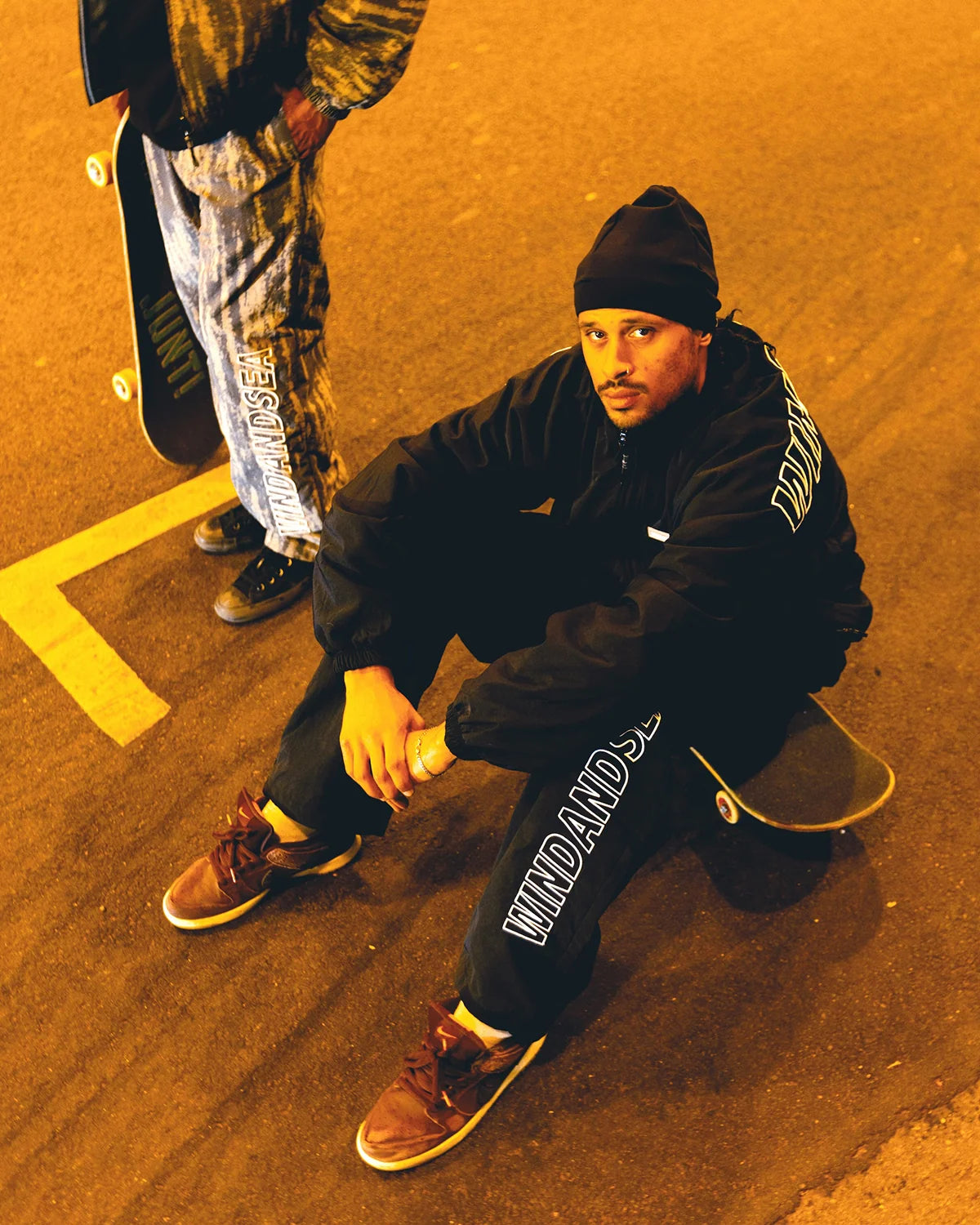 BIG LOGO REVERSIBLE NYLON JACKET