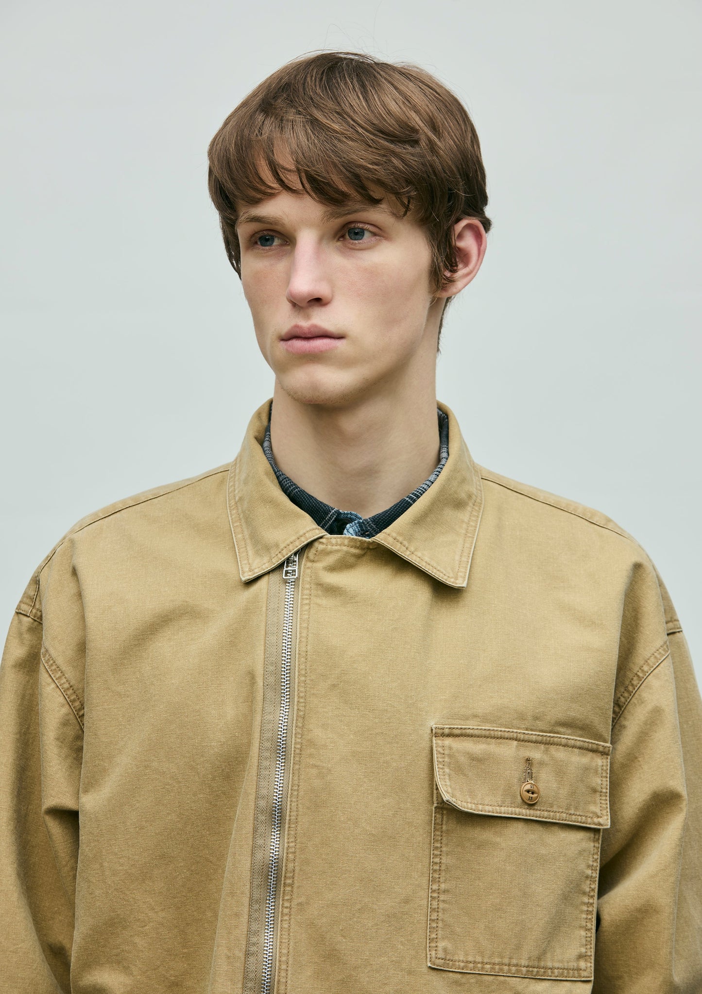 ZIP FIELD SHIRT LS