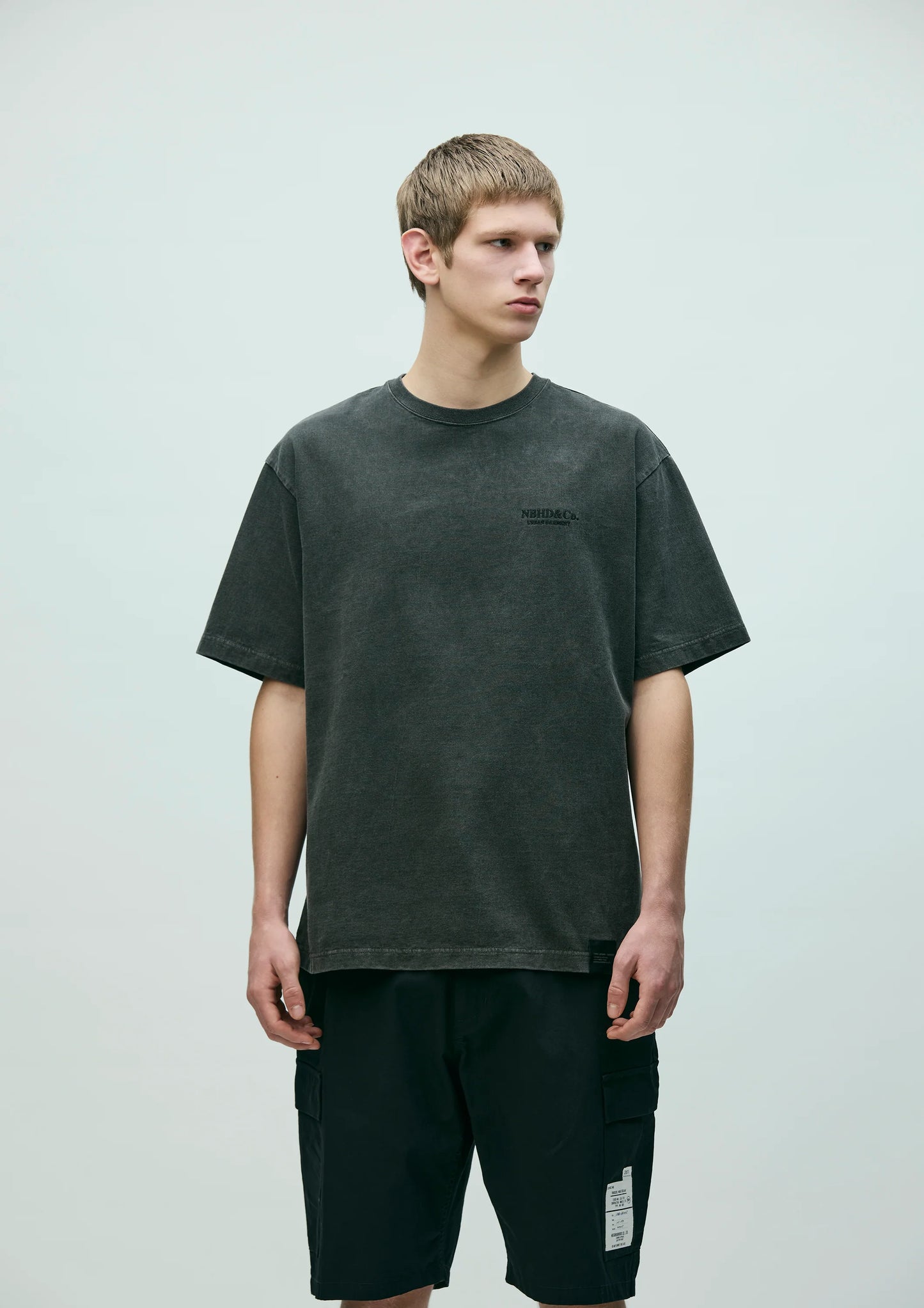 PIGMENT DYED CREWNECK SS