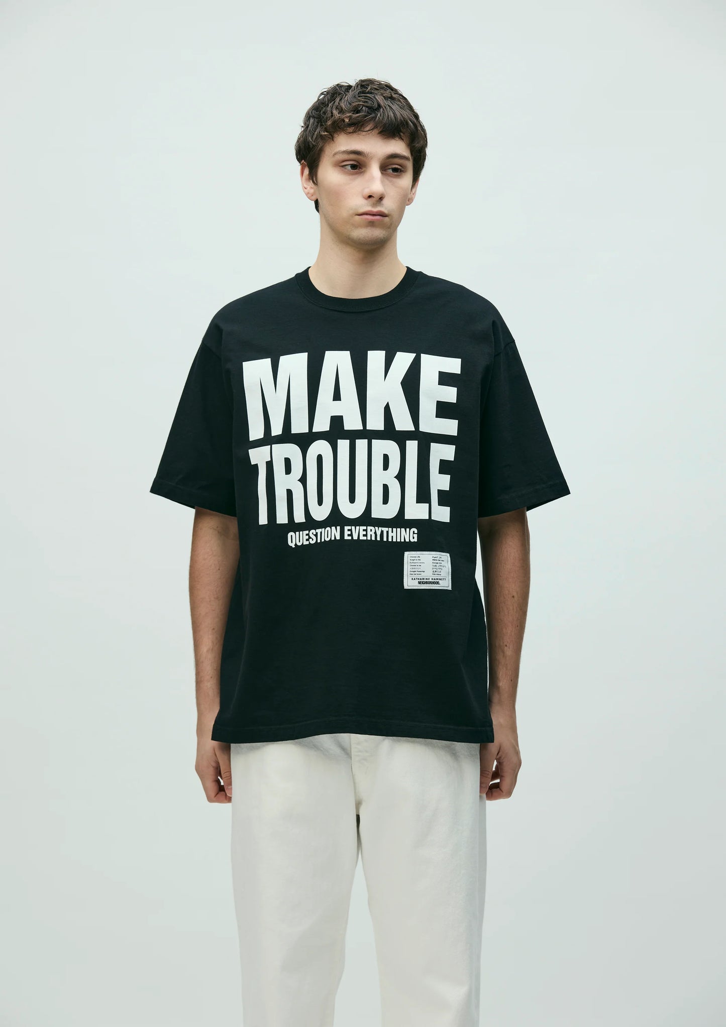NH × KATHARINE HAMNETT. CREWNECK SS-2