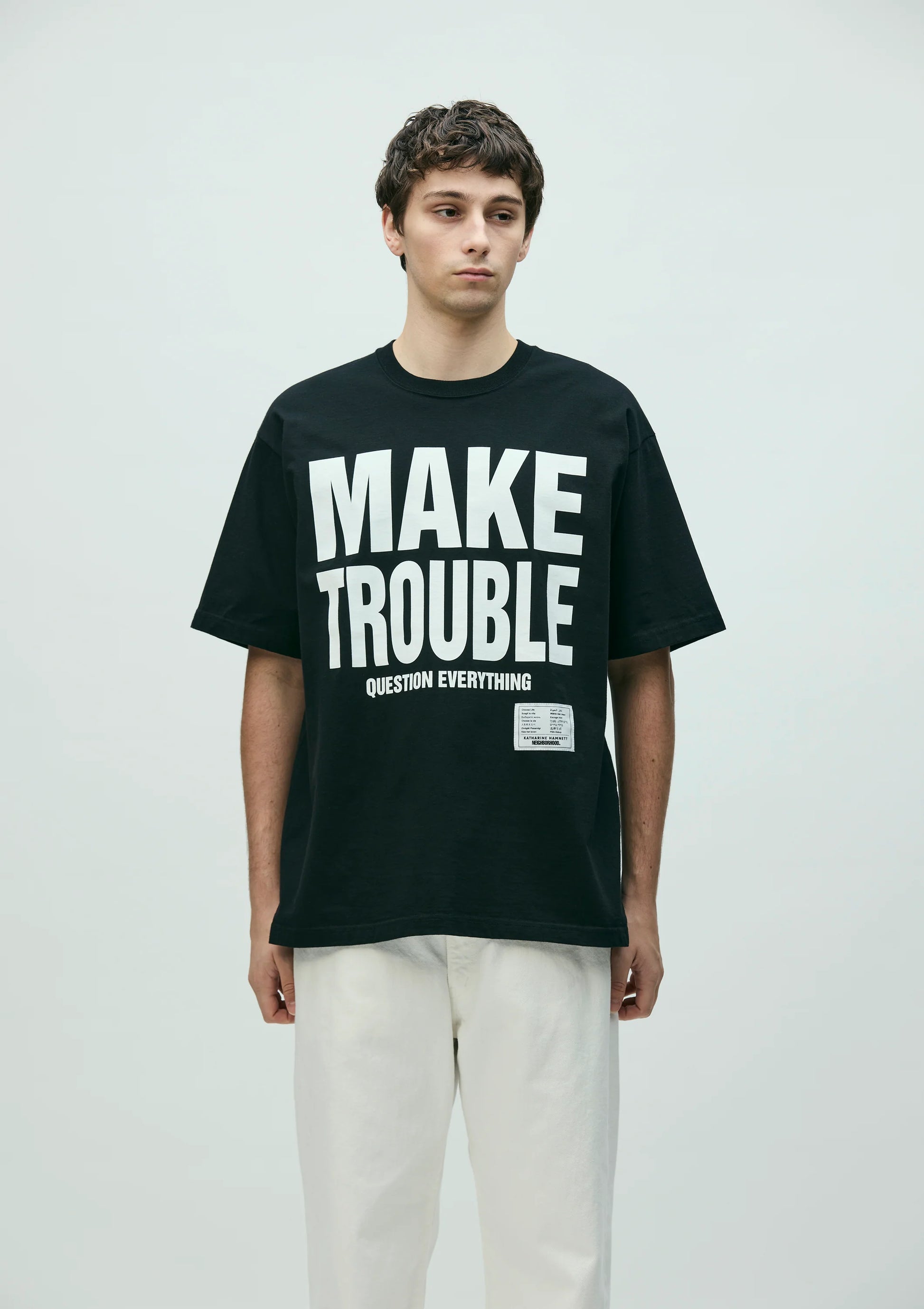 NH × KATHARINE HAMNETT. CREWNECK SS-2 – TIME AFTER TIME