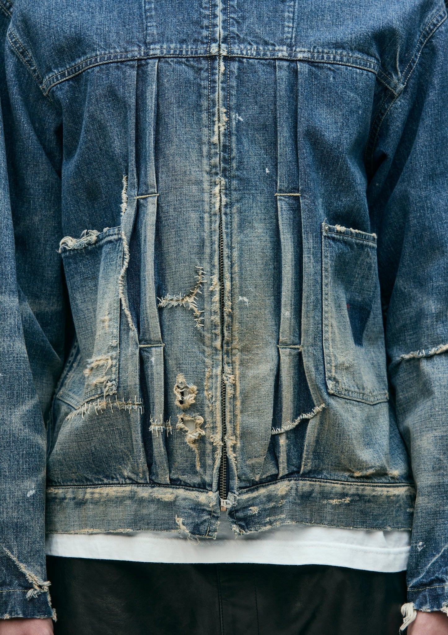 SAVAGE LW DENIM ZIP JACKET