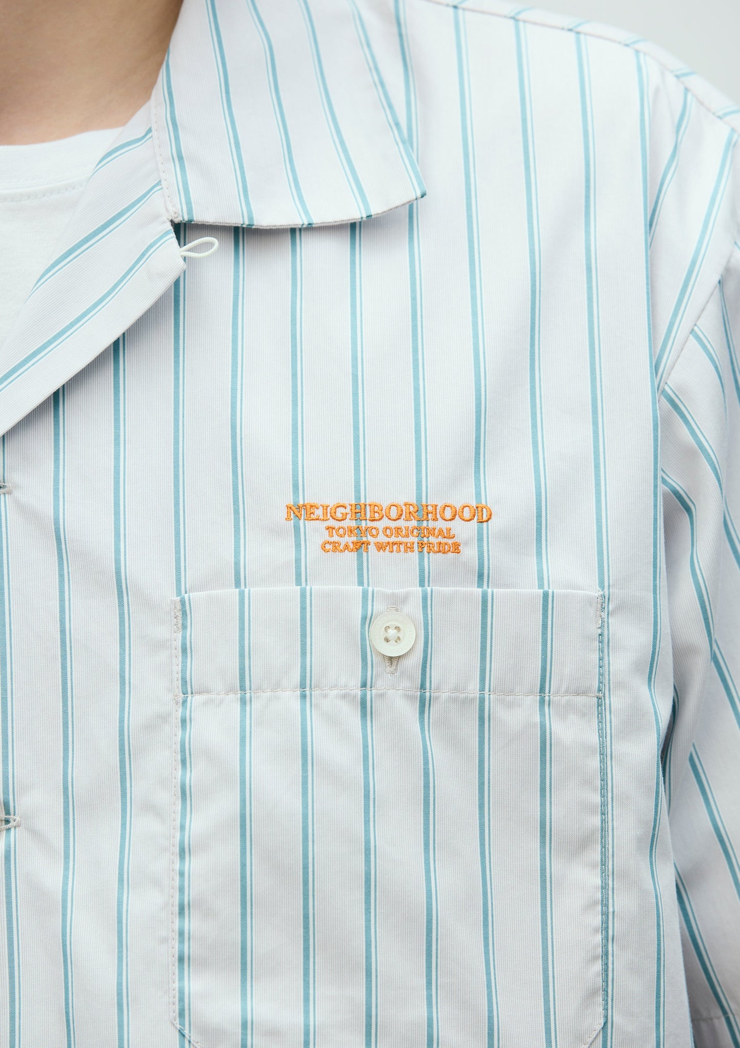 STRIPE WORK SHIRT SS