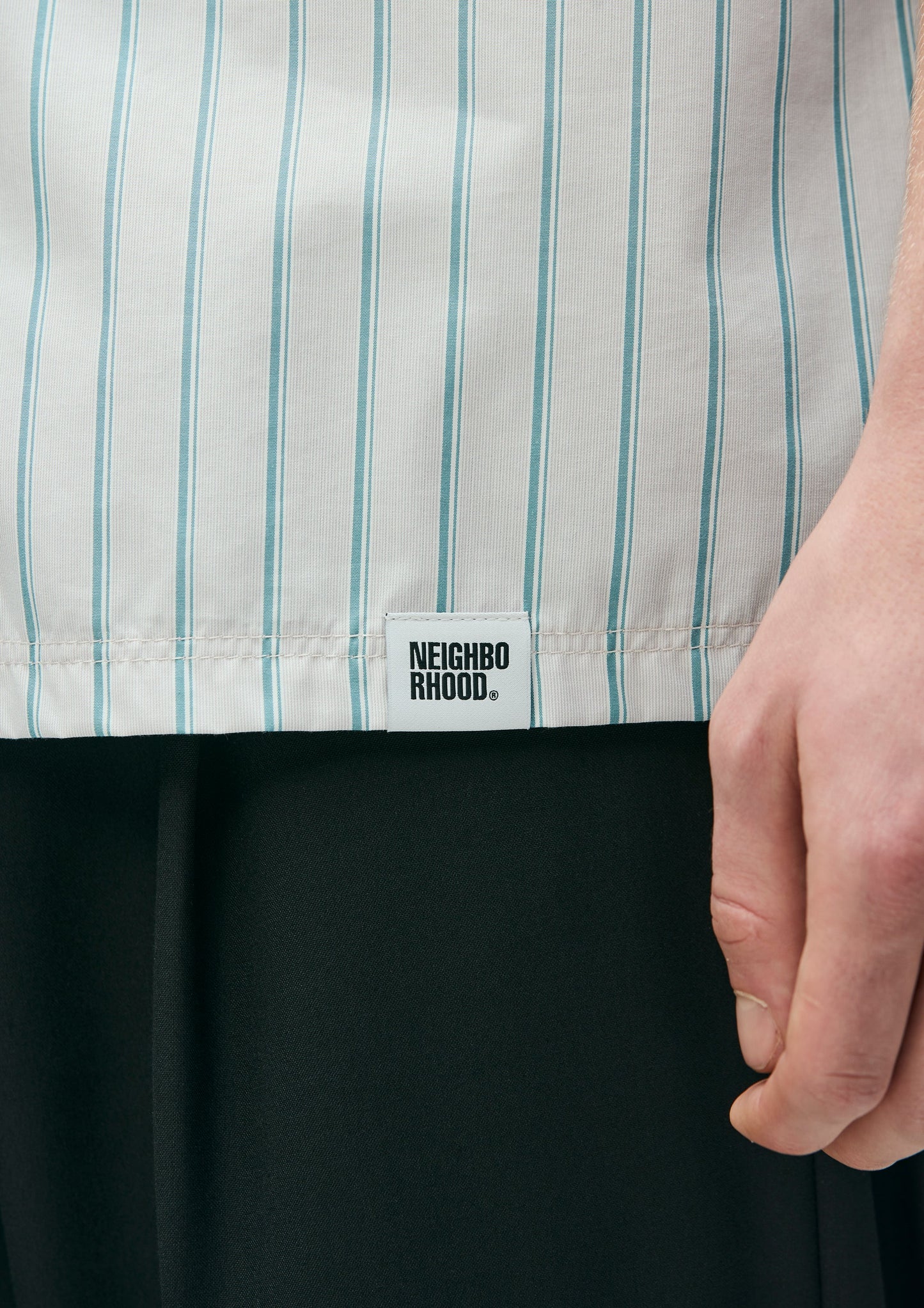 STRIPE WORK SHIRT SS