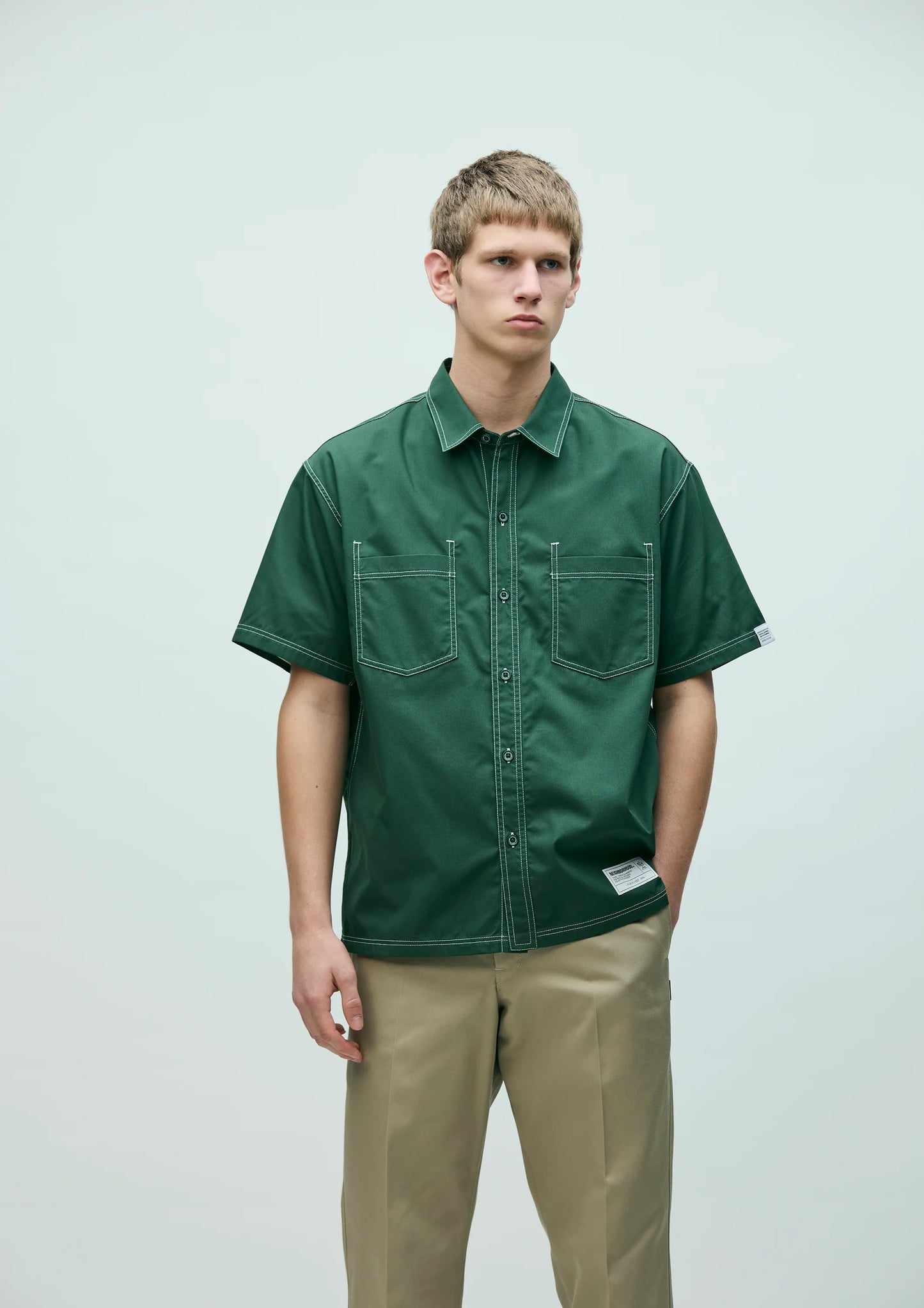 VISIBLE STITCHING SHIRT SS