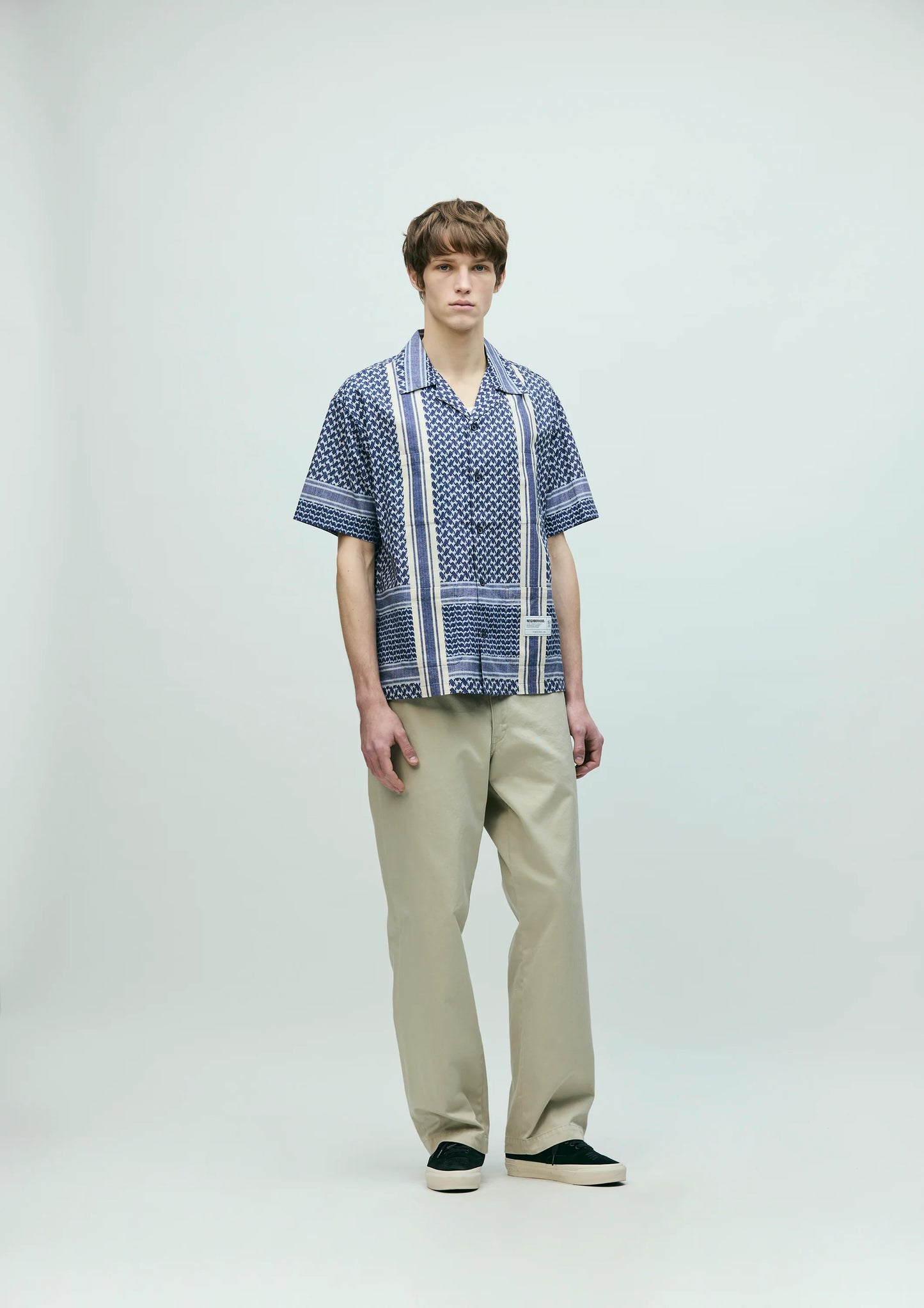 SHEMAGH PATTERN SHIRT SS