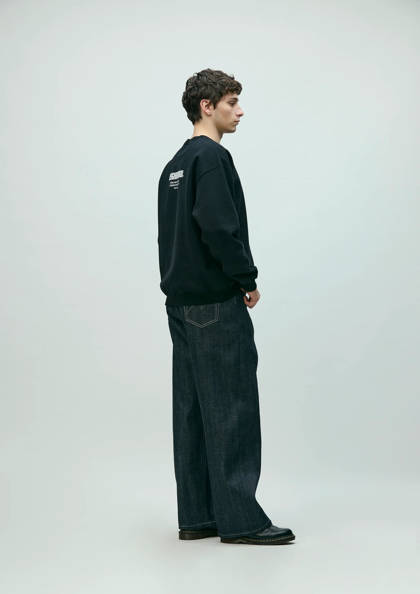 RIGID DENIM DP WIDE PANTS – TIME AFTER TIME