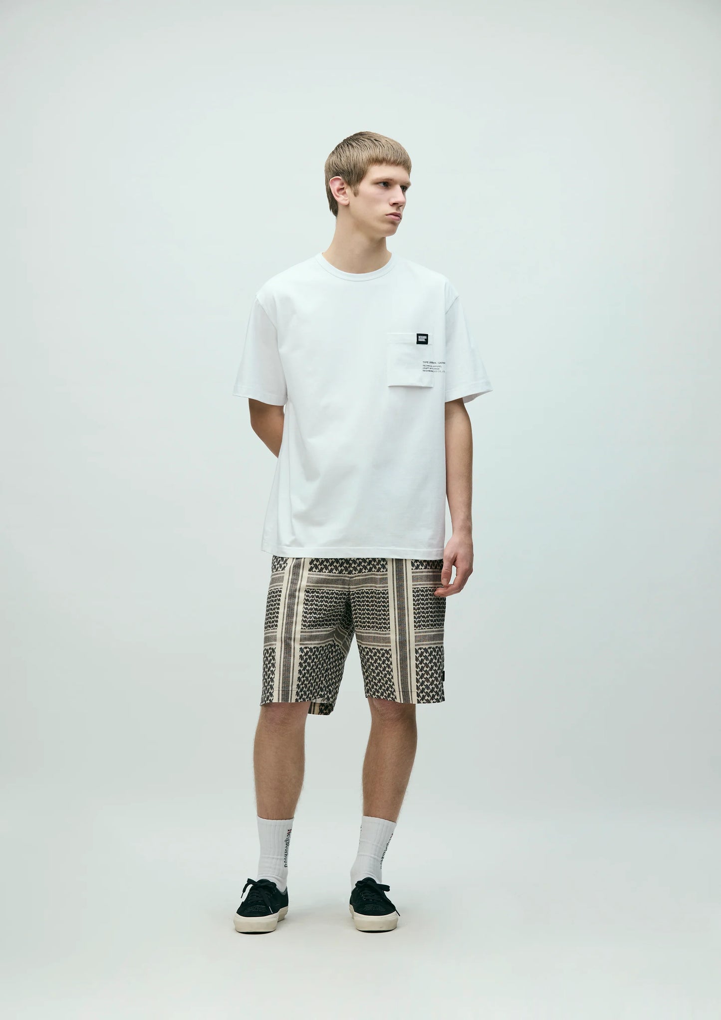 SHEMAGH PATTERN SHORT PANTS