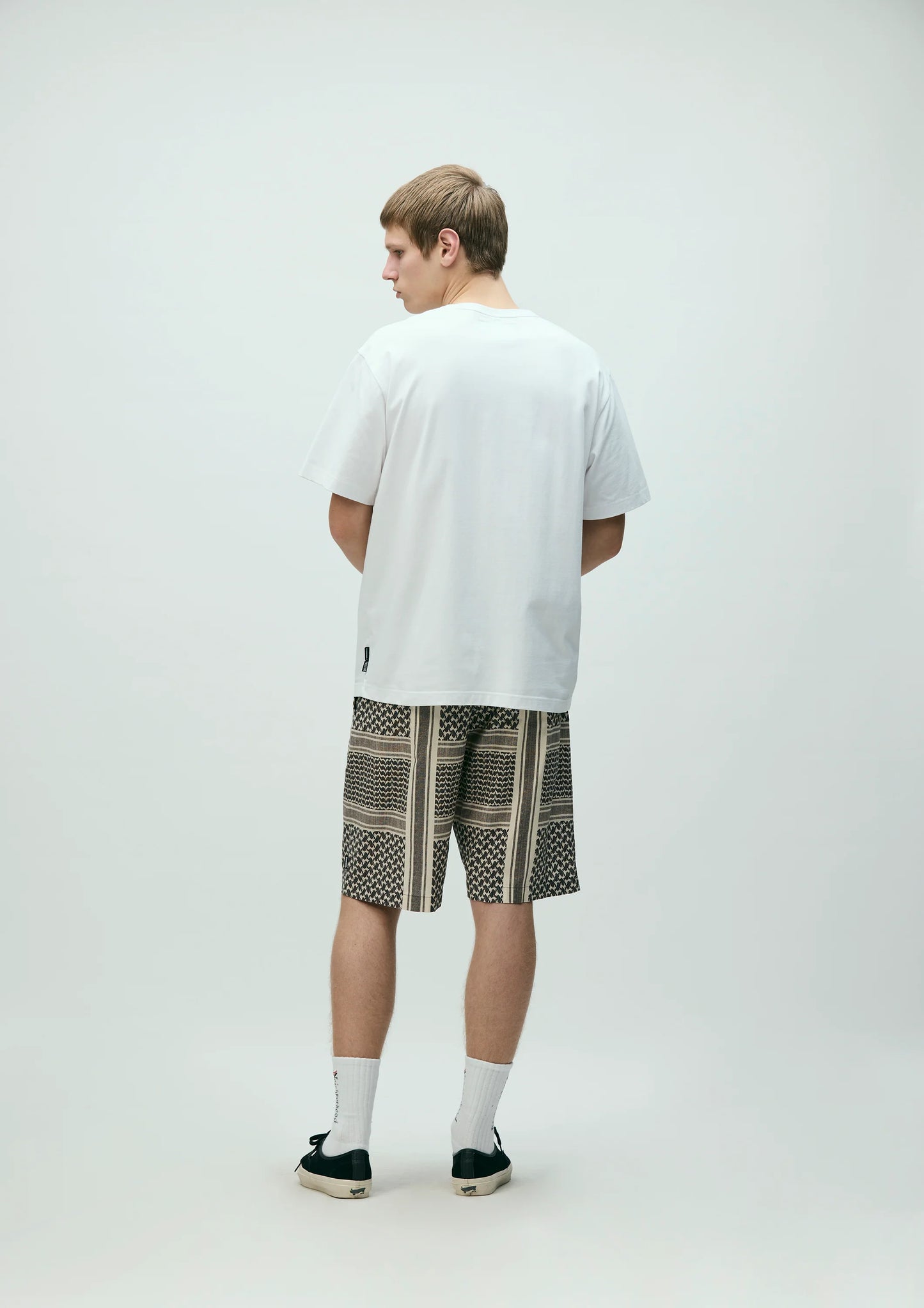 SHEMAGH PATTERN SHORT PANTS
