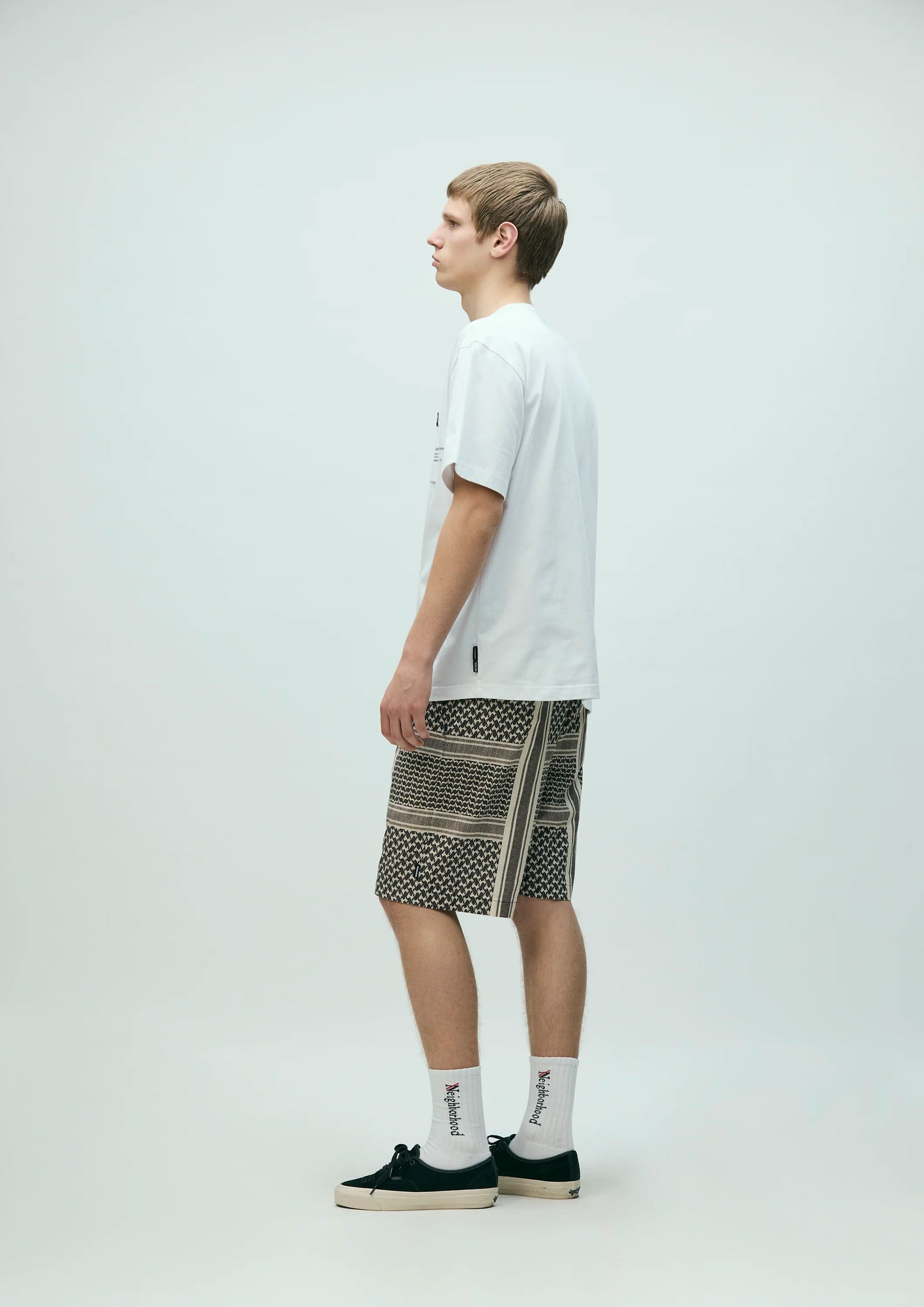 SHEMAGH PATTERN SHORT PANTS