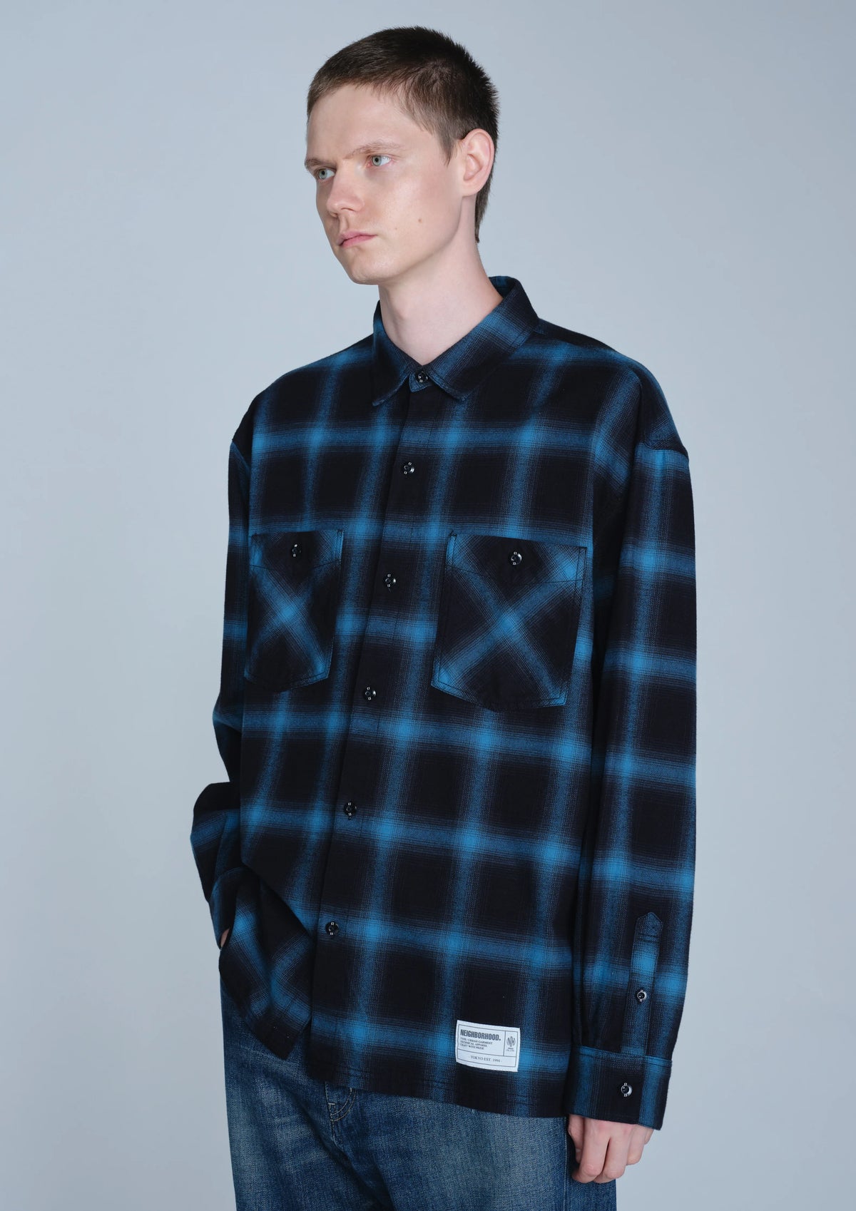 HOMBRE CHECK SHIRT LS
