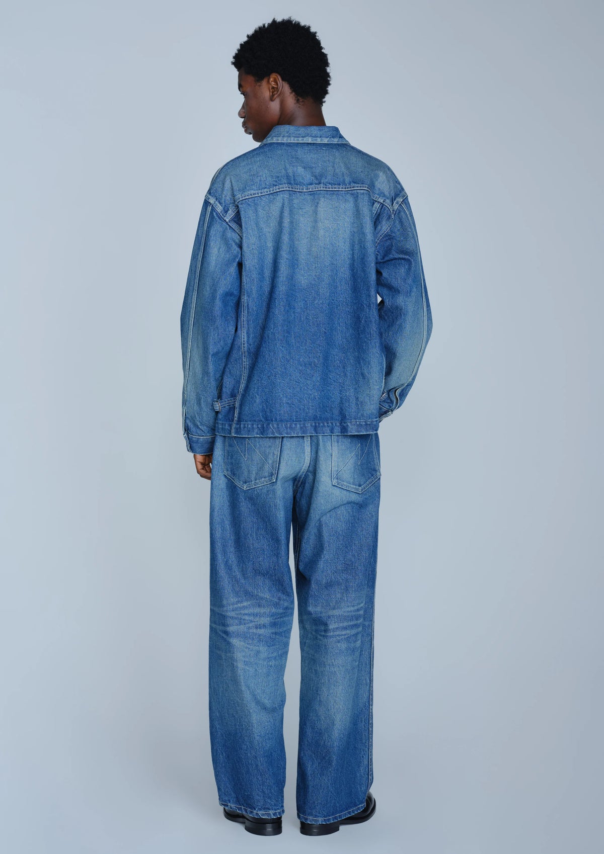 WASHED DENIM ENGINEER JACKET