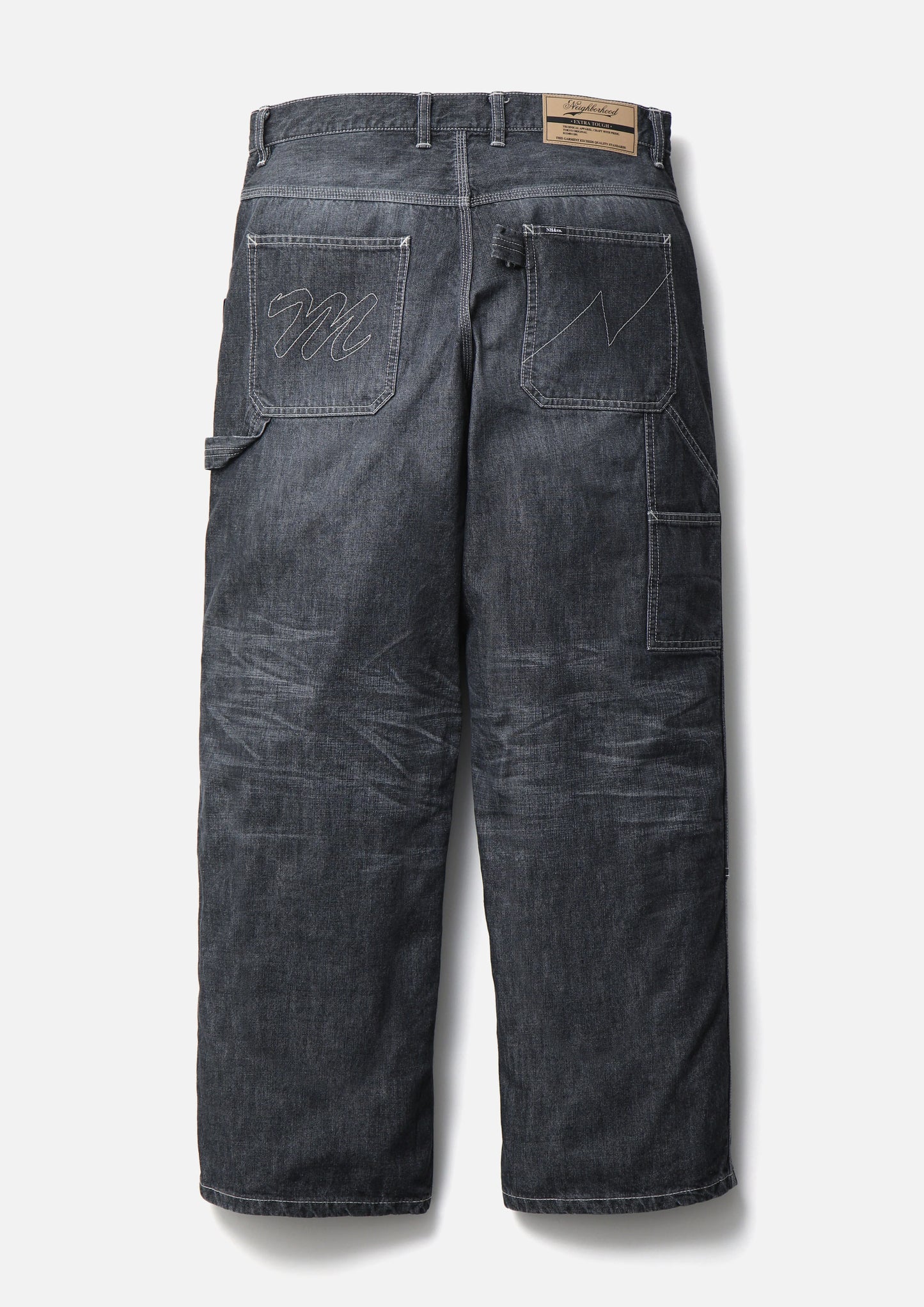 NH X M&M . WASHED DENIM PAINTER PANTS