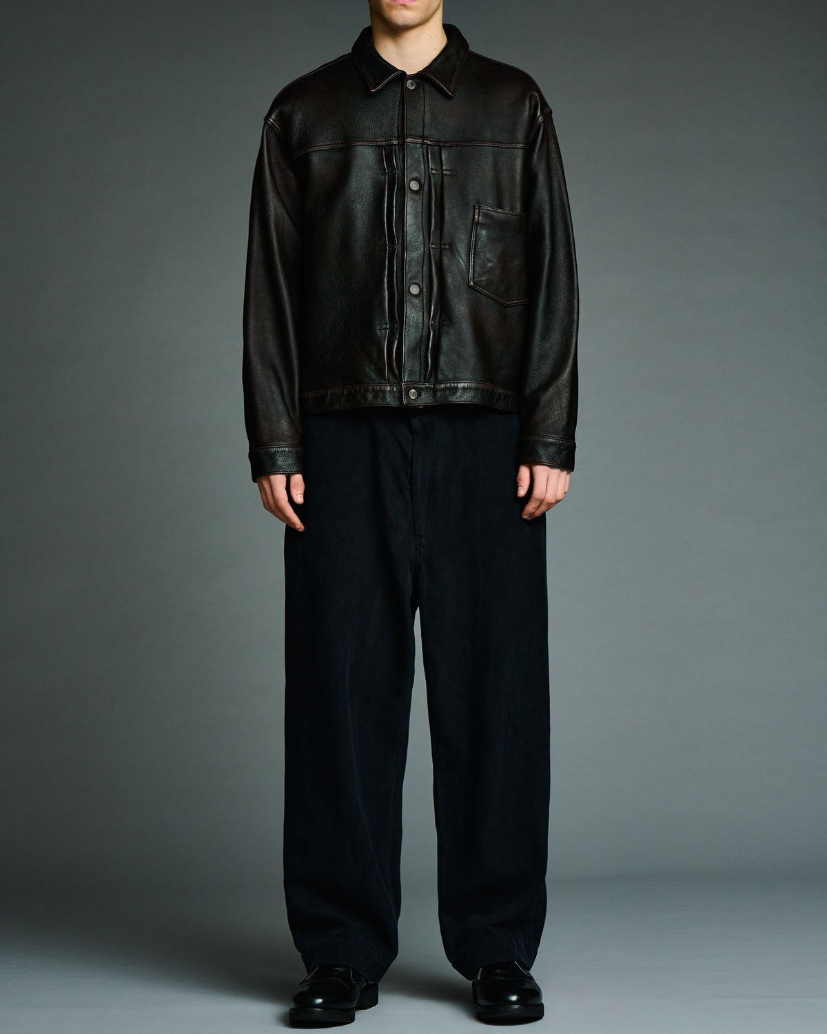Vintage Leather 1st Type Jacket BROWN – TIME AFTER TIME