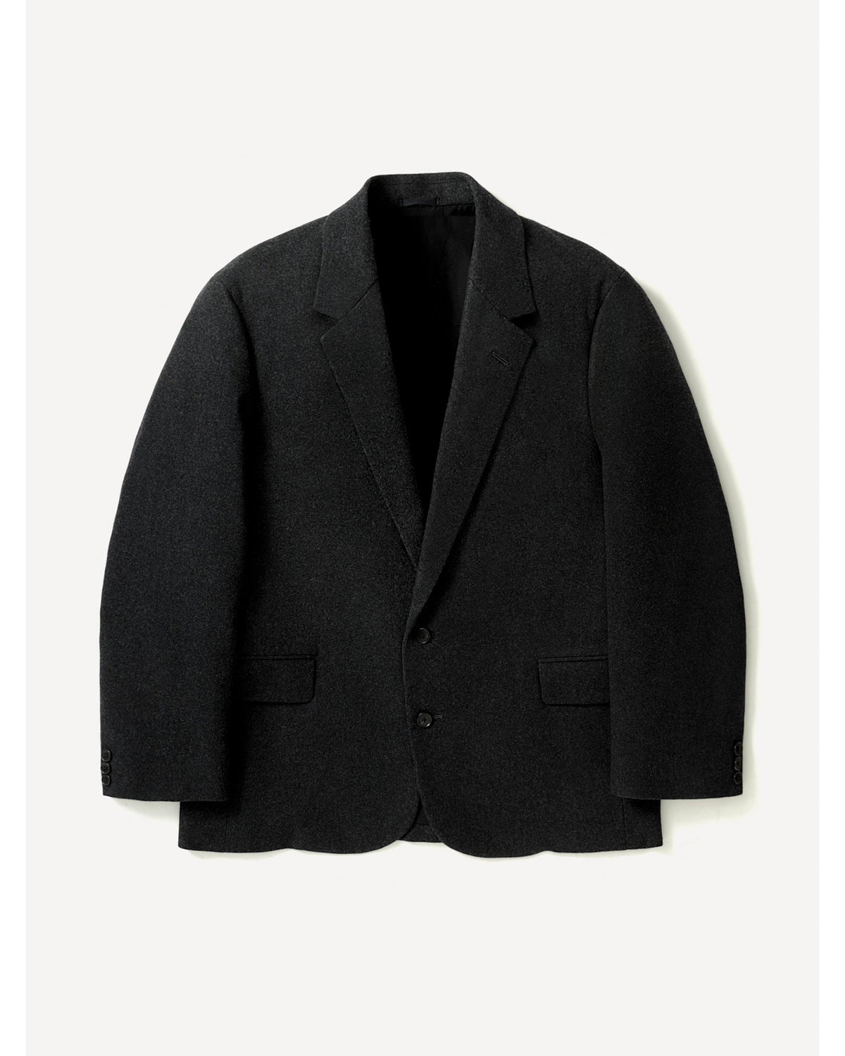 Wool Flannel Jacket  CHARCOAL