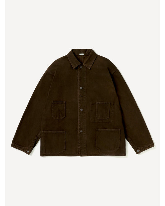 VintageDenim Chore Jacket  BROWN
