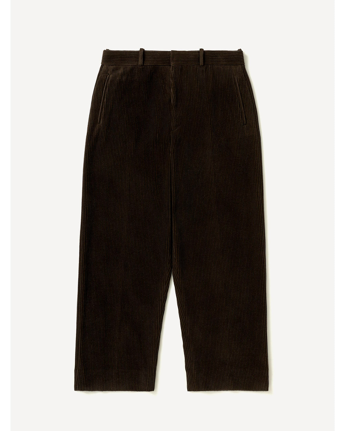 Wool Corduroy Wide Trousers