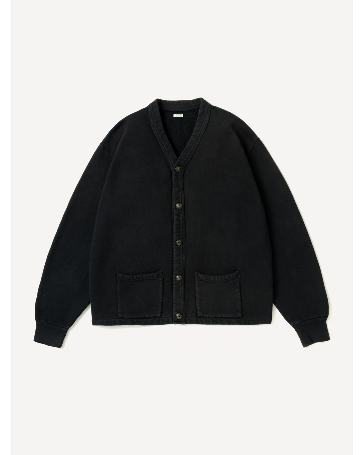 Vintage Sweat Cardigan  BLACK