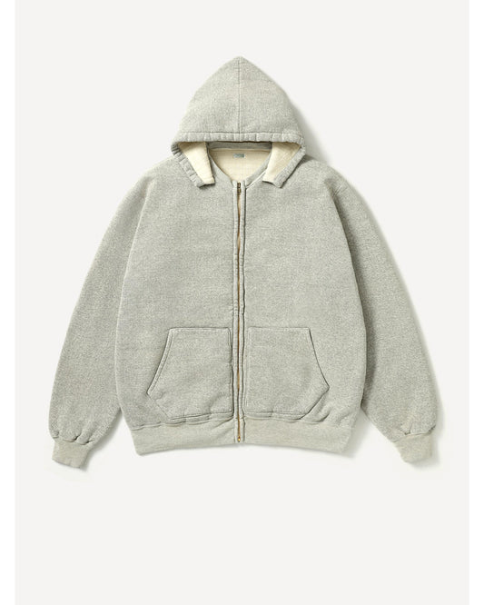 Vintage Attached Hood Zip Parka