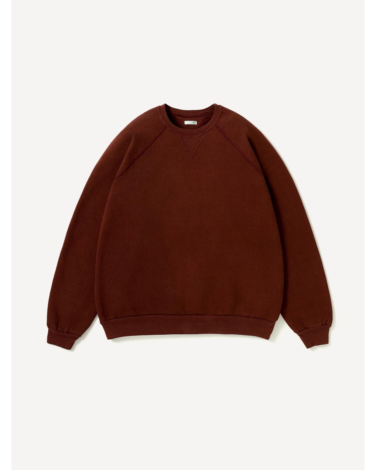 Vintage Double V Sweatshirt  BURGUNDY