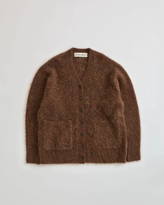 ALPACA SHAGGY KNIT CARDIGAN