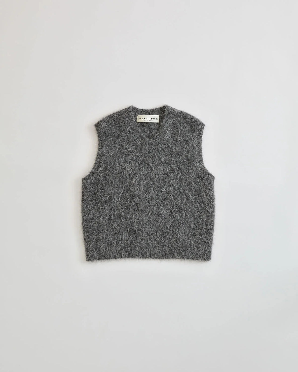 ALPACA SHAGGY KNIT VEST