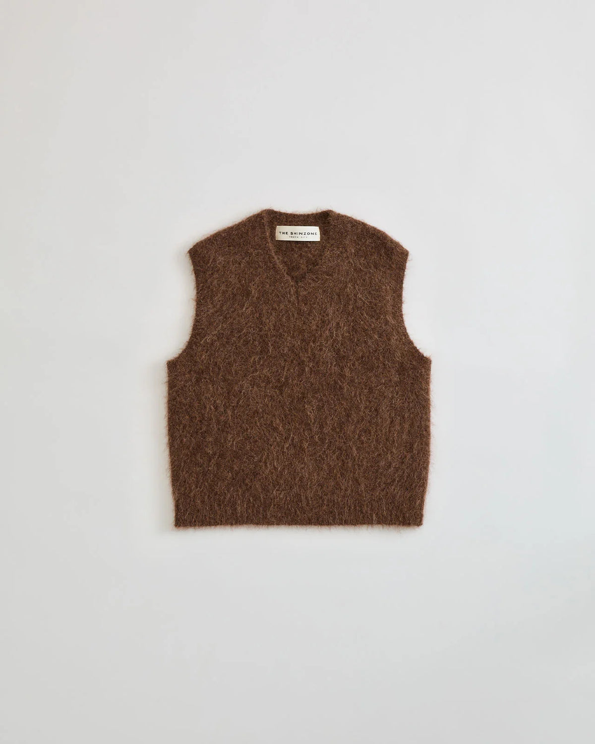 ALPACA SHAGGY KNIT VEST