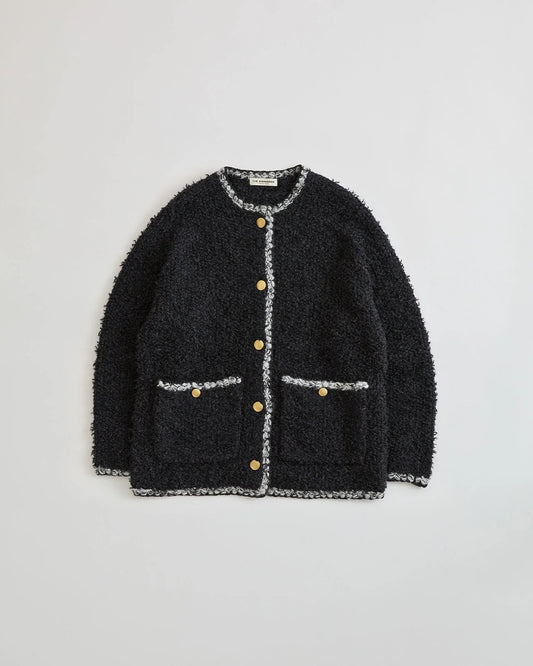 TWEED KNIT CARDIGAN
