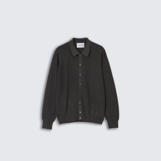 COLLARED KNIT MAFIA SHIRT