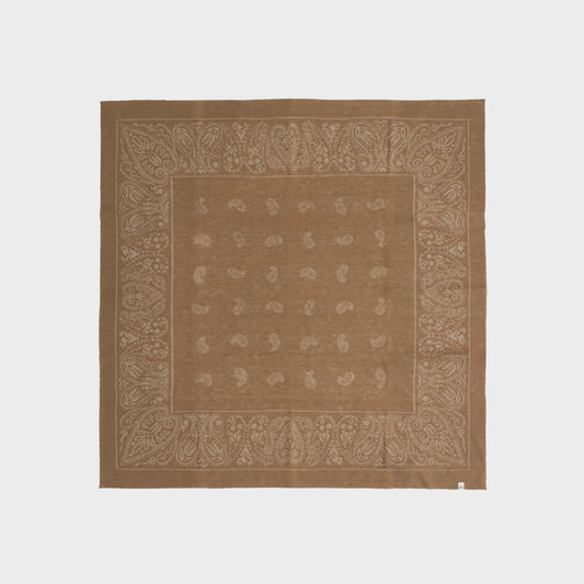 REVERSIBLE KNIT BANDANA STOLE