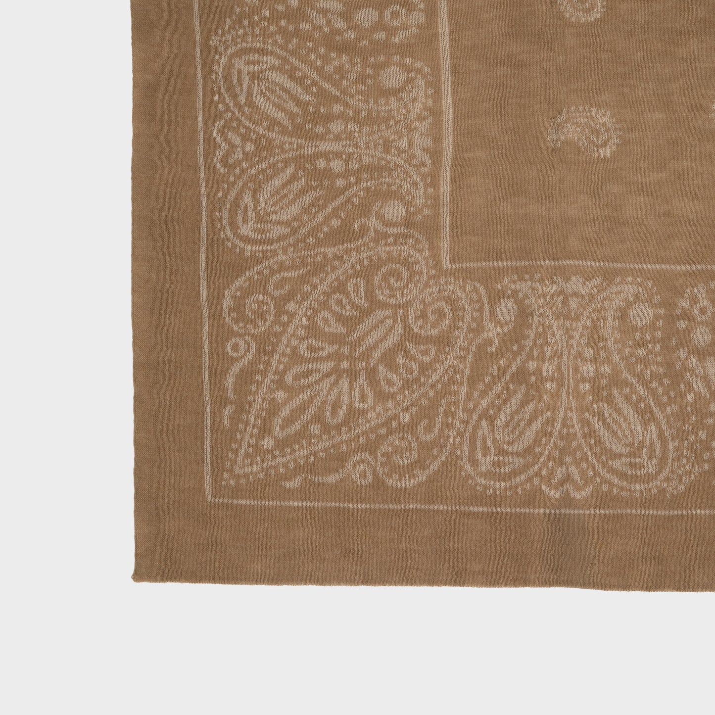 REVERSIBLE KNIT BANDANA STOLE