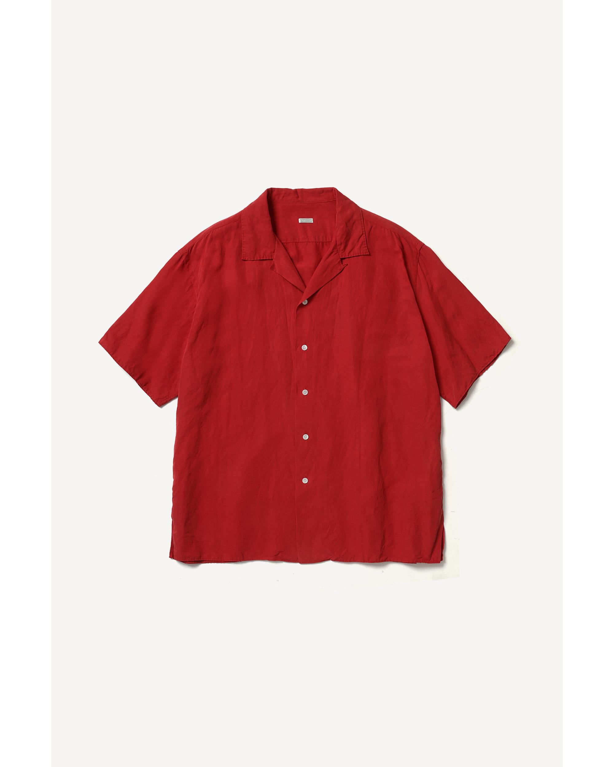 Vintage Silk Linen S/S Open Collar Shirt – TIME AFTER TIME