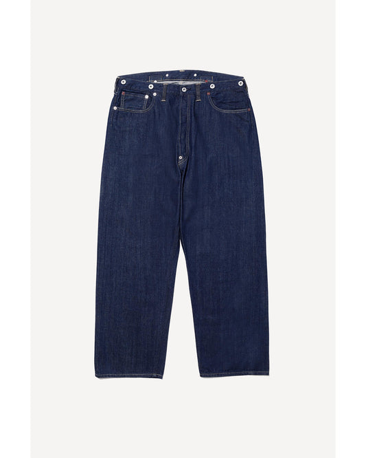 No.22 Washed Wide Denim Pants