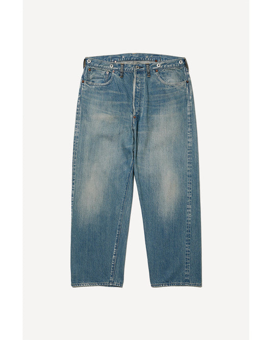 No.22 Washed Wide Denim Pants　