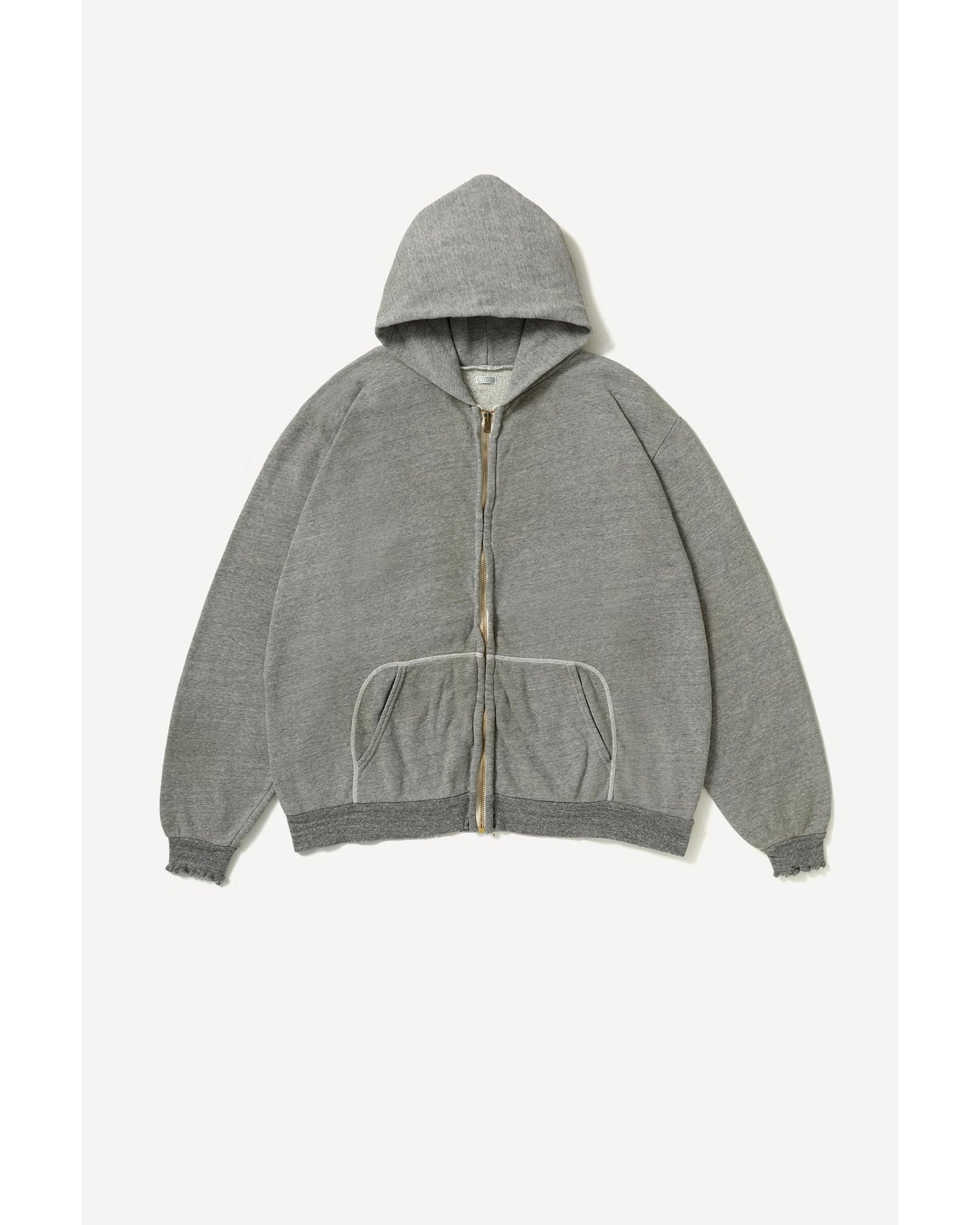 Vintage Light Weight Zip Sweat Hoodie