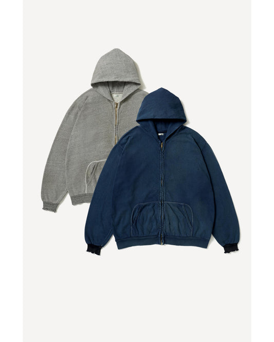 Vintage Light Weight Zip Sweat Hoodie