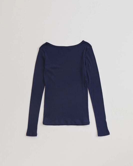 SHEER RIB LONG SLEEVE TEE